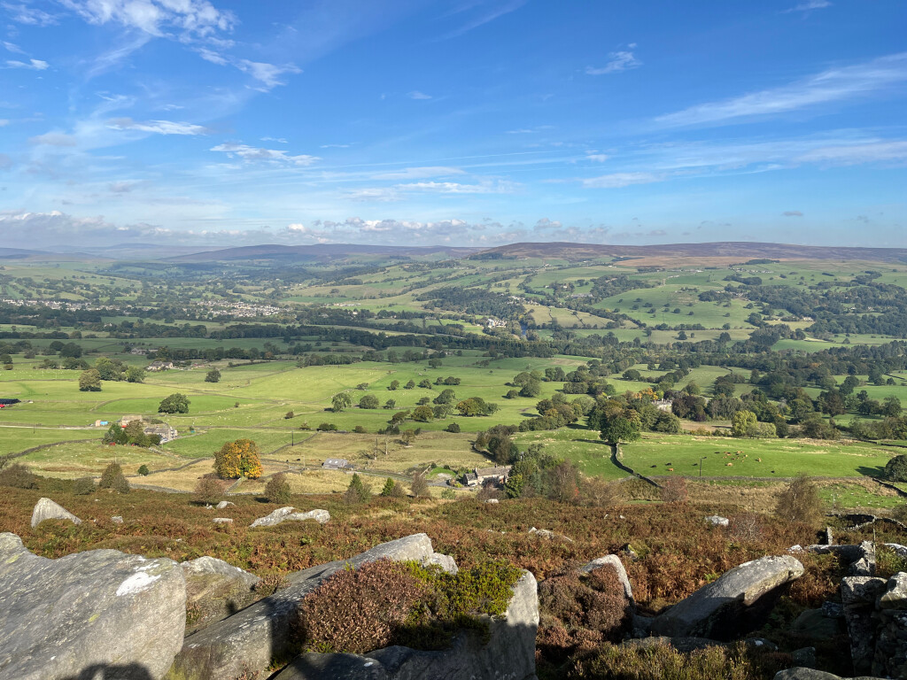 Addingham from Addingham High Moor, West Yorkshire